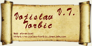 Vojislav Torbić vizit kartica